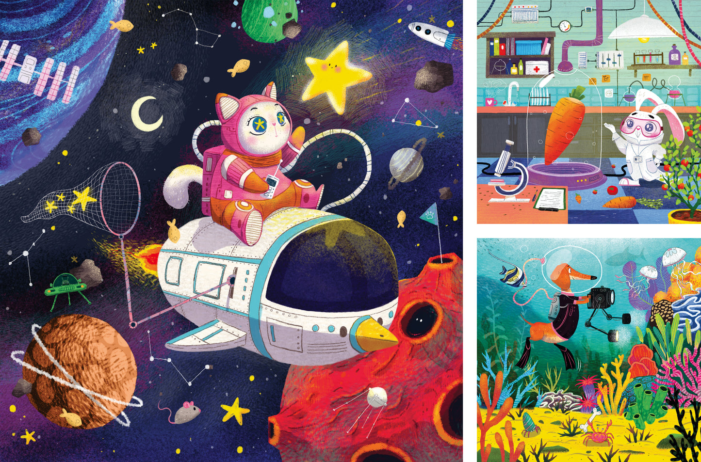 Ravensburger Animal Explorers Puzzle 3x49 Pieces