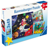 Ravensburger Animal Explorers Puzzle 3x49 Pieces