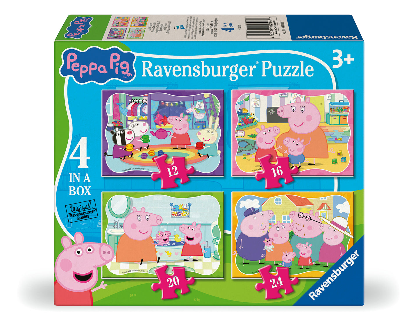 Ravensburger Peppa Pig No 2WT 12/16/20/24p