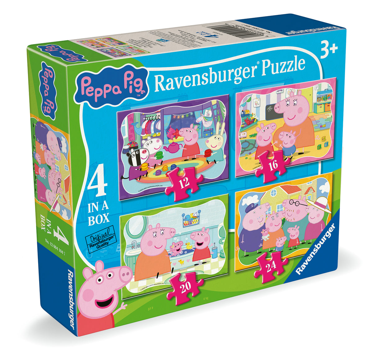 Ravensburger Peppa Pig No 2WT 12/16/20/24p