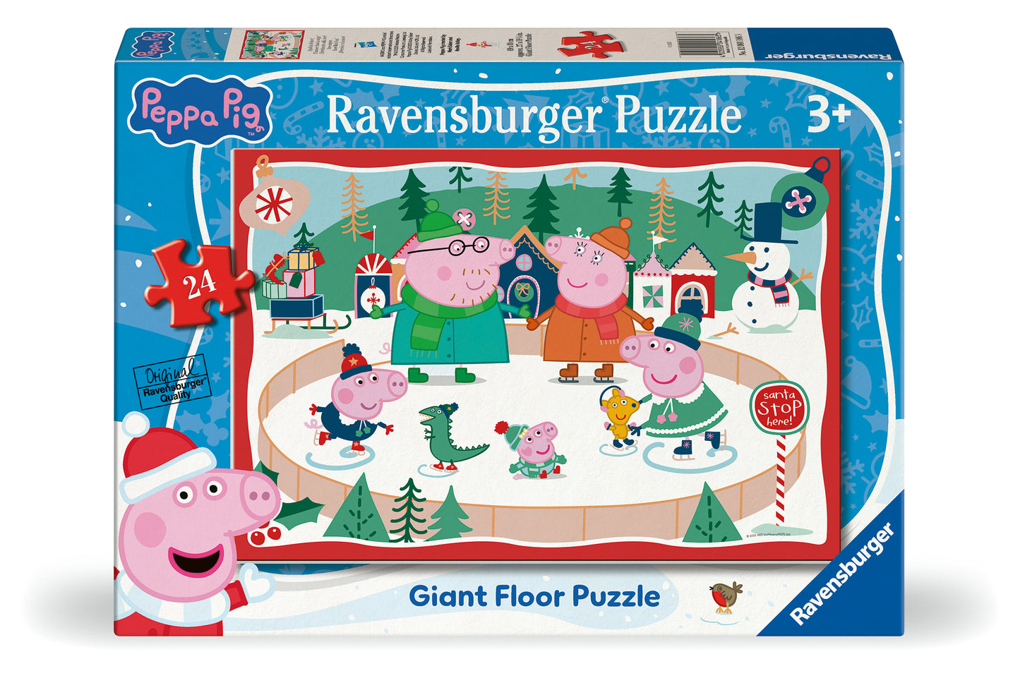 Ravensburger Peppa Pig Christmas Giant Floor Puzzle 24p