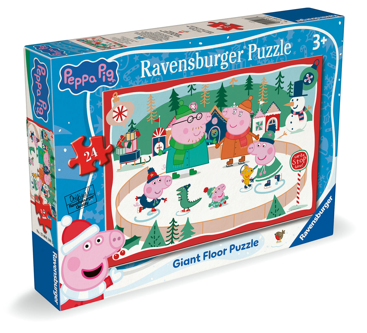Ravensburger Peppa Pig Christmas Giant Floor Puzzle 24p