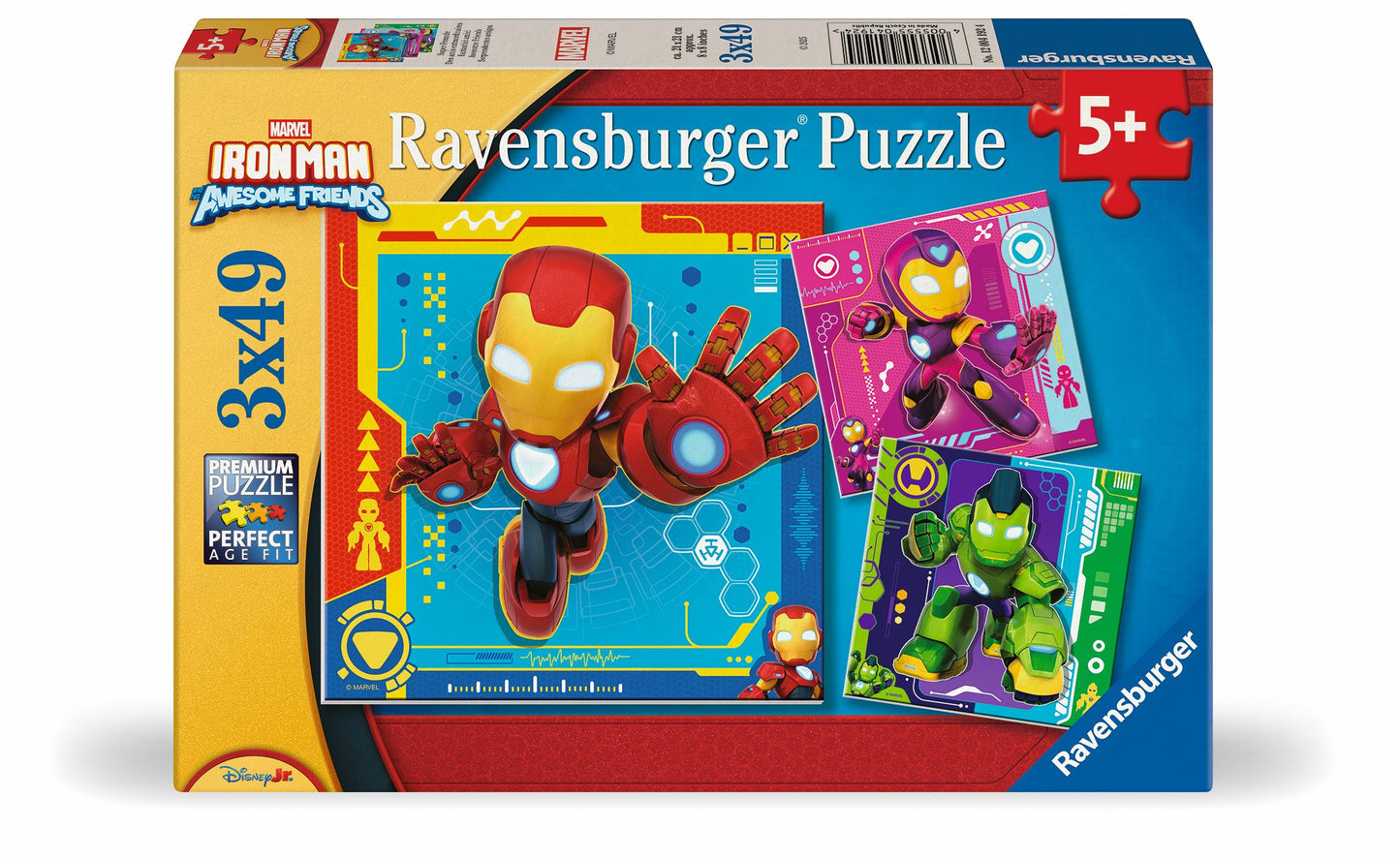 Ravensburger Iron Man & His Awesome Friends 3x49p