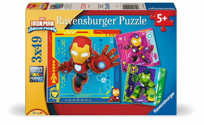 Ravensburger Iron Man & His Awesome Friends 3x49p