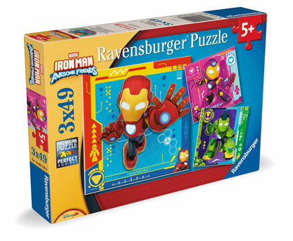 Ravensburger Iron Man & His Awesome Friends 3x49p