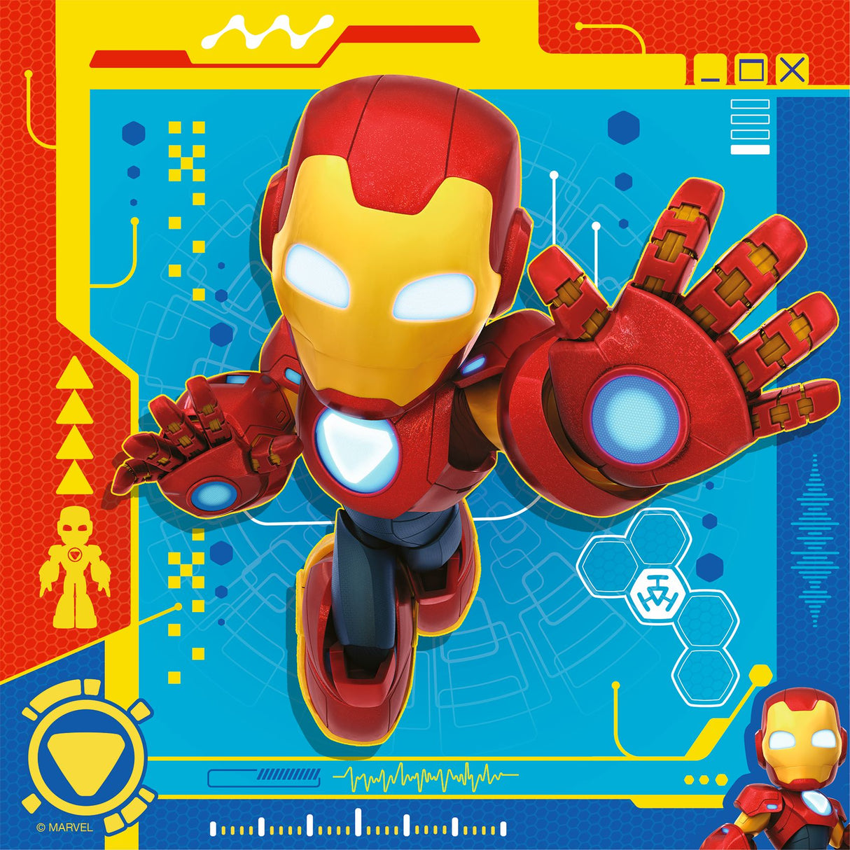 Ravensburger Iron Man & His Awesome Friends 3x49p