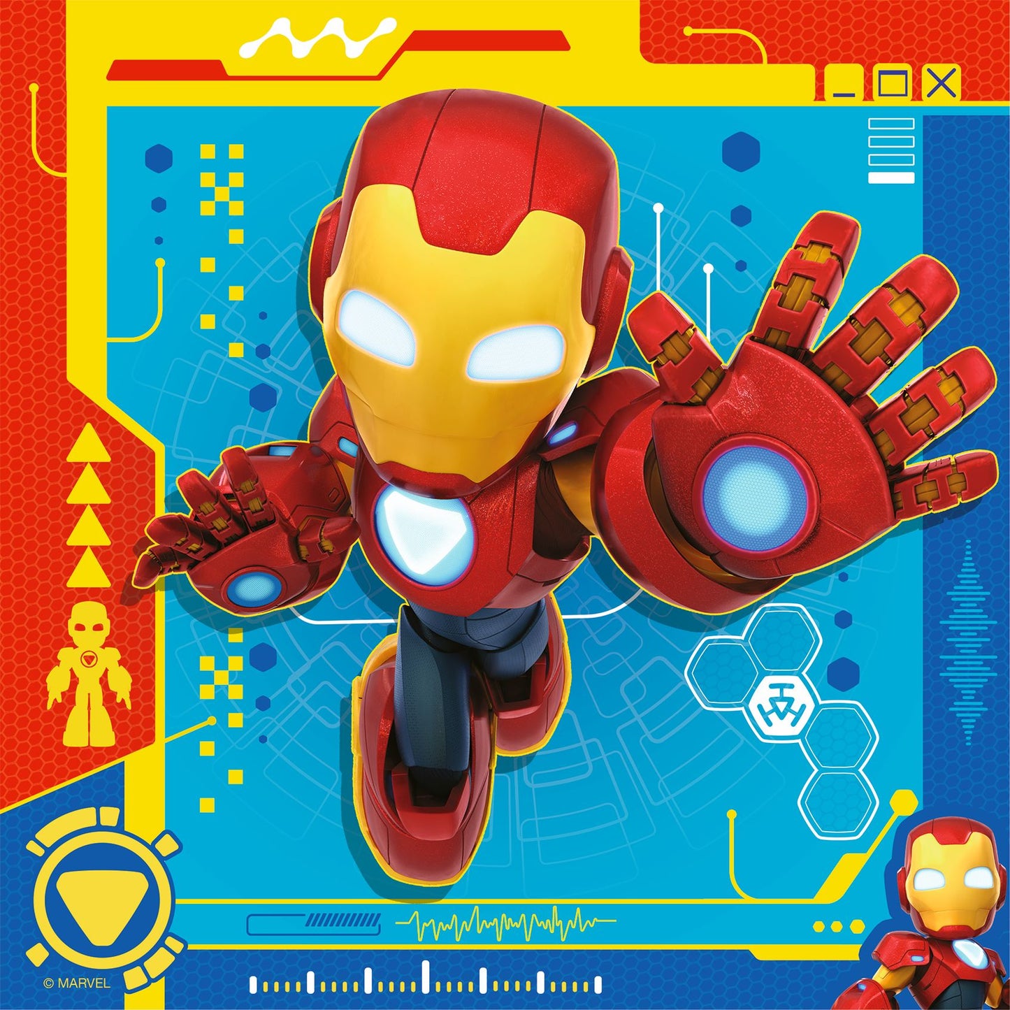 Ravensburger Iron Man & His Awesome Friends 3x49p