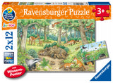 Ravensburger Animals In Forest 2x12p
