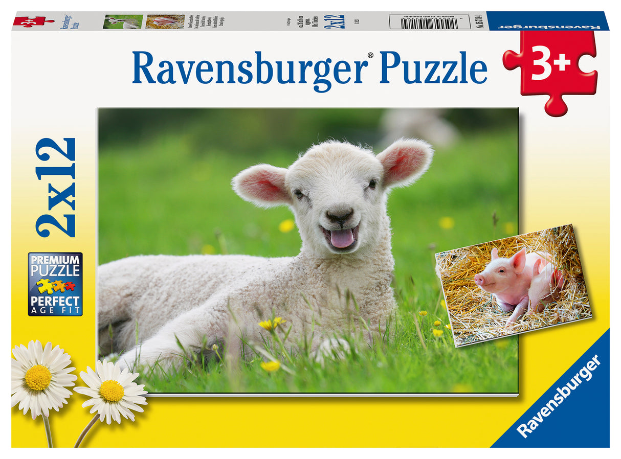 Ravensburger Farm Animals Babies 2x12p