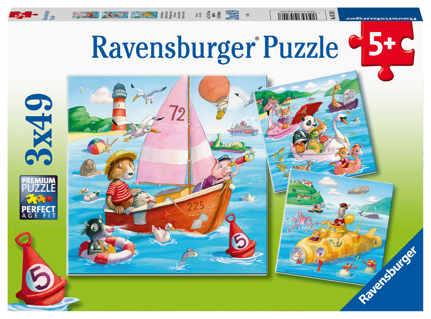 Ravensburger Fun On The Water Puzzle 3x49p