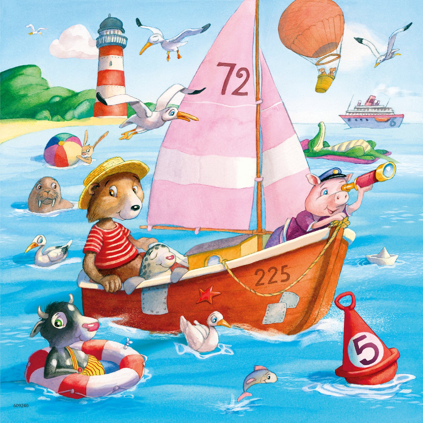 Ravensburger Fun On The Water Puzzle 3x49p