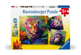 Ravensburger Jungle Babies Puzzle 3x49p