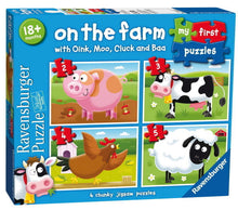 Ravensburger My First Puzzles On the Farm (4 puzzles)