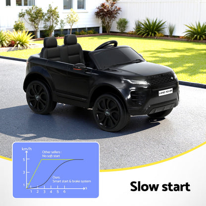 Rigo Ride On Car Kids Electric Ride On Cars Land Rover Licensed 12V Black
