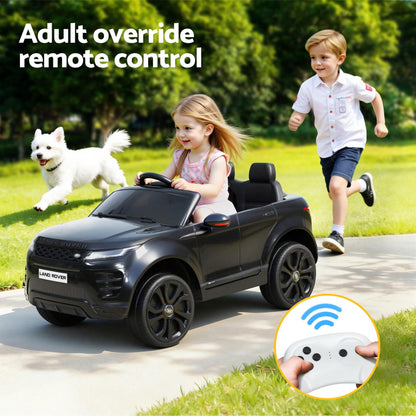 Rigo Ride On Car Kids Electric Ride On Cars Land Rover Licensed 12V Black