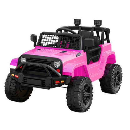 Rigo Kids Electric Ride On Car Jeep Toy Cars Remote 12V Pink