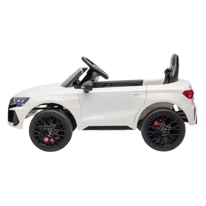 Ride On Car Licensed Audi RS3 Car for Kids 12V Remote Control White