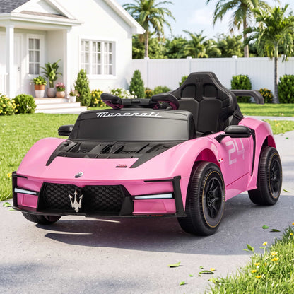 Ride On Car Maserati Licensed MCXtrema Car for Kids 12V Remote Control Pink