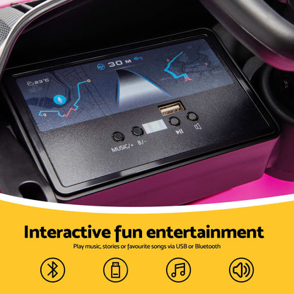 Ride On Car Maserati Licensed MCXtrema Car for Kids 12V Remote Control Pink