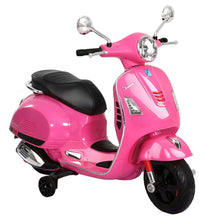 Kids Electric Ride On Car Motorcycle Motorbike Vespa Licensed GTS Pink
