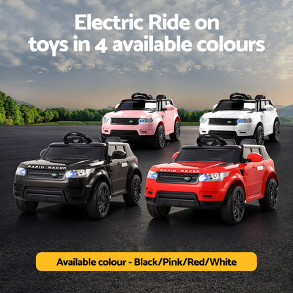 Rigo Ride On Car Kids Electric Ride On Cars SUV Remote 12V Black