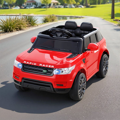 Rigo Kids Electric Ride On Car SUV Range Rover-inspired Cars Remote 12V Red