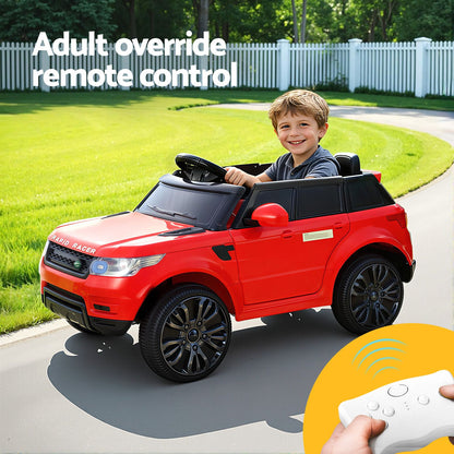 Rigo Kids Electric Ride On Car SUV Range Rover-inspired Cars Remote 12V Red