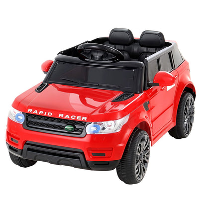 Rigo Kids Electric Ride On Car SUV Range Rover-inspired Cars Remote 12V Red