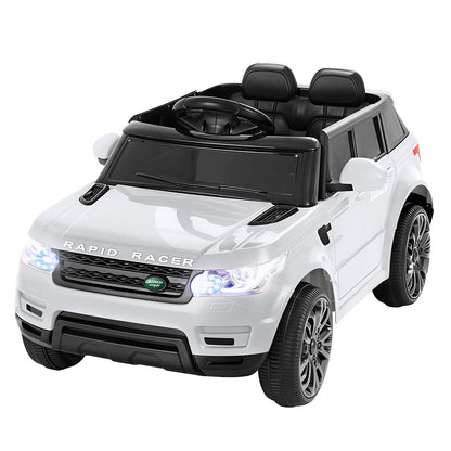 Rigo Kids Electric Ride On Car SUV Range Rover-inspired Cars Remote 12V White