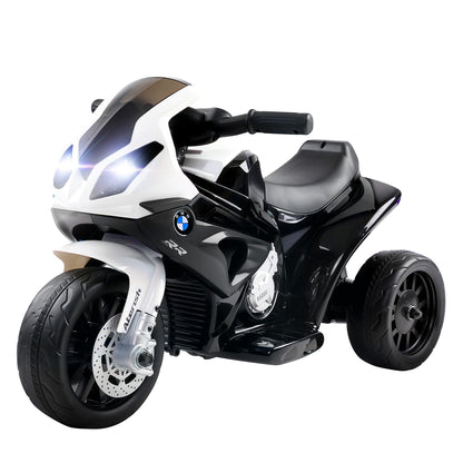 Kids Ride On Car Electric Ride On Cars Motorcycle Motorbike BMW Licensed S1000RR Black