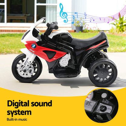 Kids Electric Ride On Car Police Motorcycle Motorbike BMW Licensed S1000RR Red