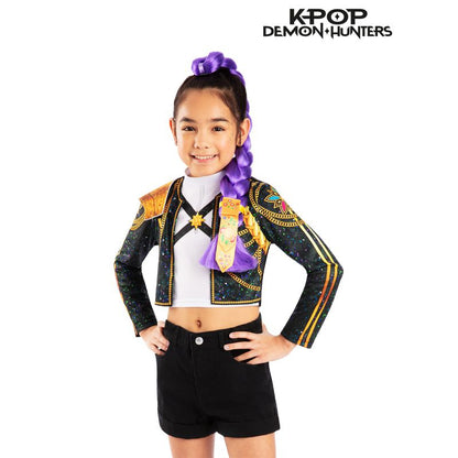 K-Pop Demon Hunters Rumi Deluxe Clip On Hair Braid (65mm) Child