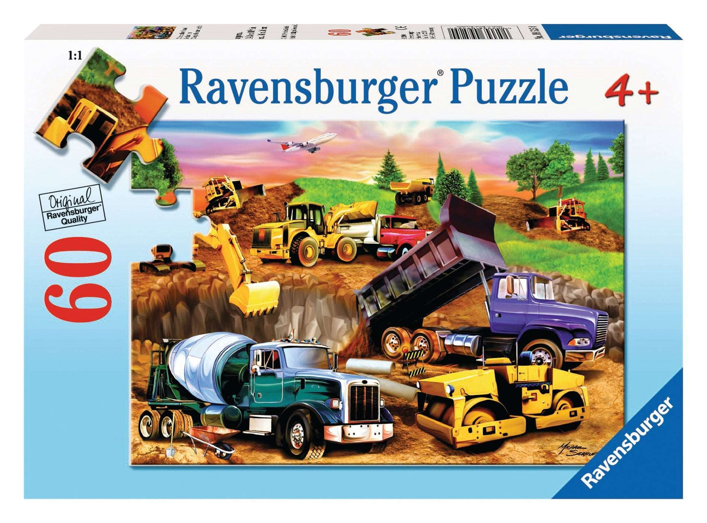Ravensburger Construction Crowd Jigsaw Puzzle 60 pieces
