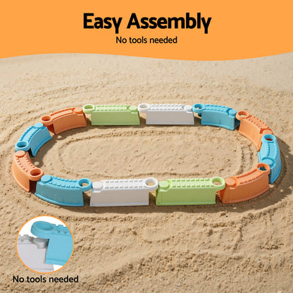 Keezi Kids Sandpit Set Beach Toys Sand Box Outdoor Backyard Play Area
