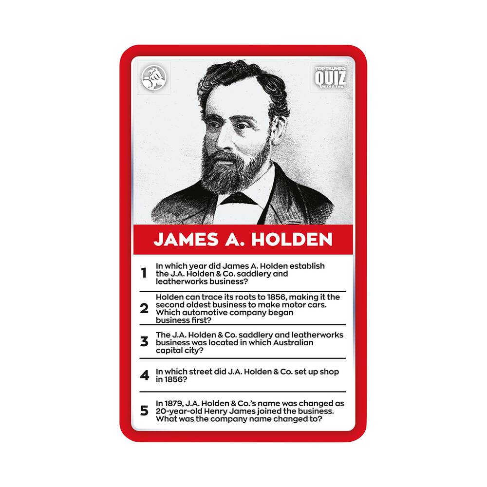 Top Trumps Quiz Holden