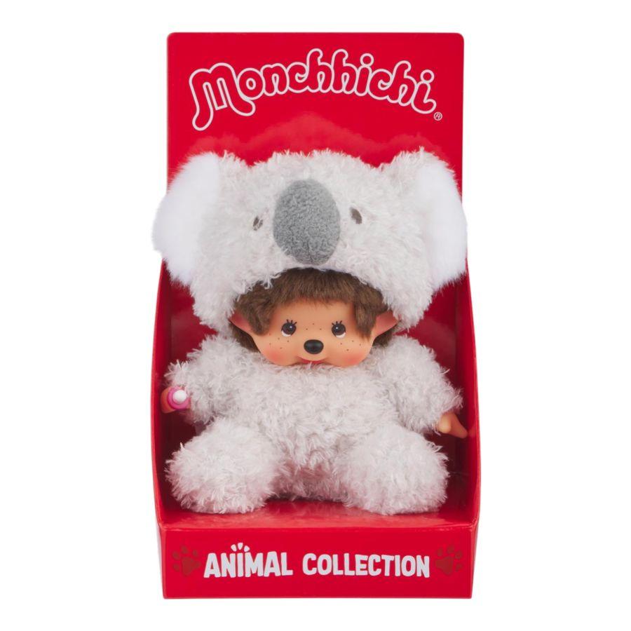 Monchhichi Fluffy Koala Plush in package
