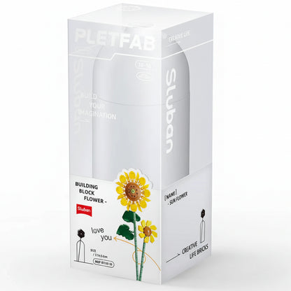 Sluban Sunflower with diy vase 251 pcs