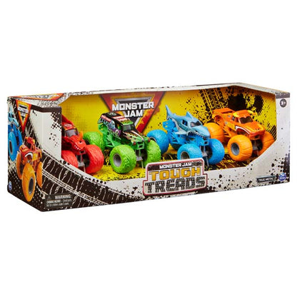 Monster Jam 1:64 Diecast 4 Pack Tough Treads
