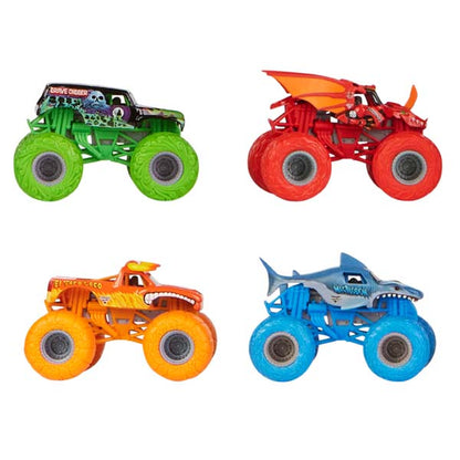 Monster Jam 1:64 Diecast 4 Pack Tough Treads