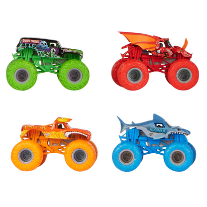 Monster Jam 1:64 Diecast 4 Pack Tough Treads