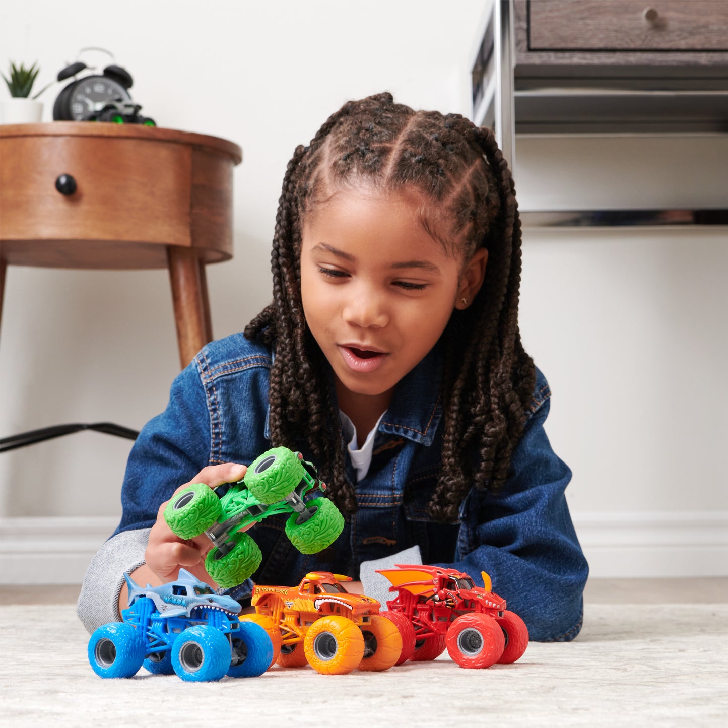 Monster Jam 1:64 Diecast 4 Pack Tough Treads