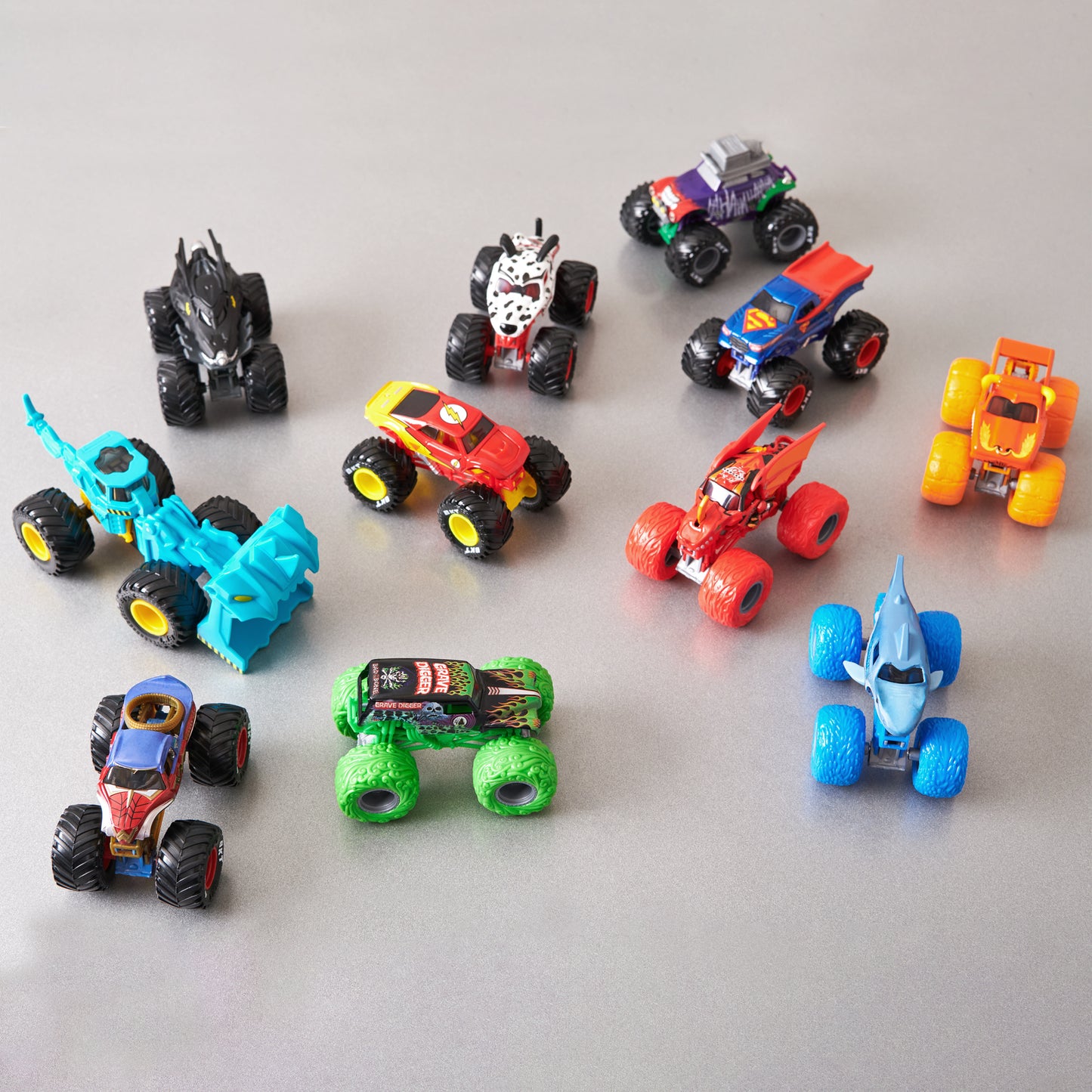 Monster Jam 1:64 Diecast 4 Pack Tough Treads