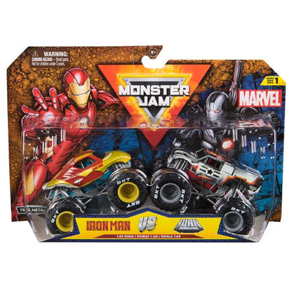 Monster Jam 1:64 Diecast Marvel 2 Pack Venom VS The Amazing Spiderman