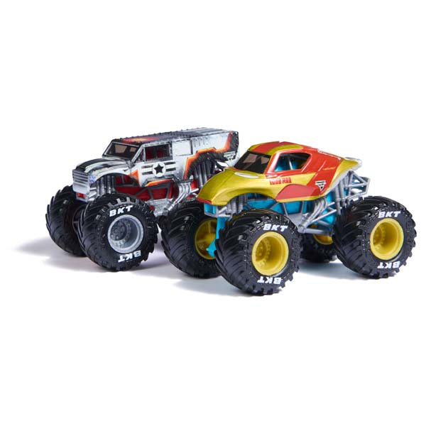 Monster Jam 1:64 Diecast Marvel 2 Pack Venom VS The Amazing Spiderman