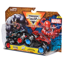 Monster Jam 1:64 Diecast Marvel 2 Pack Venom VS The Amazing Spiderman