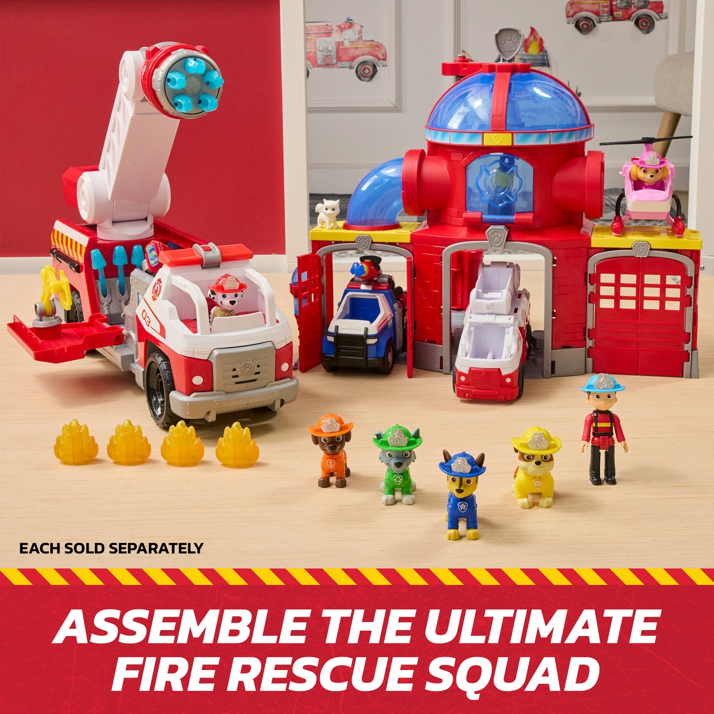 Paw Patrol Fire Rescue Deluxe Fire Truck