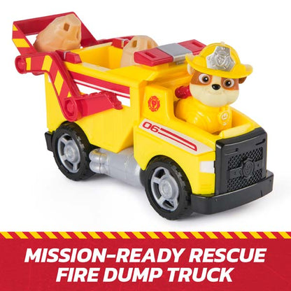 Paw Patrol Rubble Rescue Fire Dump Truck