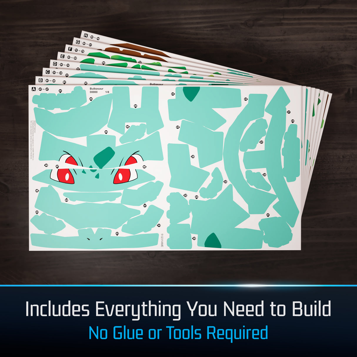 4D Build Pokemon - Bulbasaur