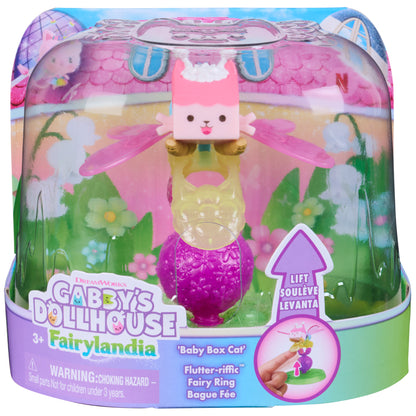 Gabby's Dollhouse Fairylandia Flutter Fairy Rings Baby Box Cat