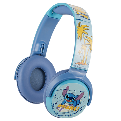Disney Stitch DY-9955-STA Bluetooth Headphones Light Blue